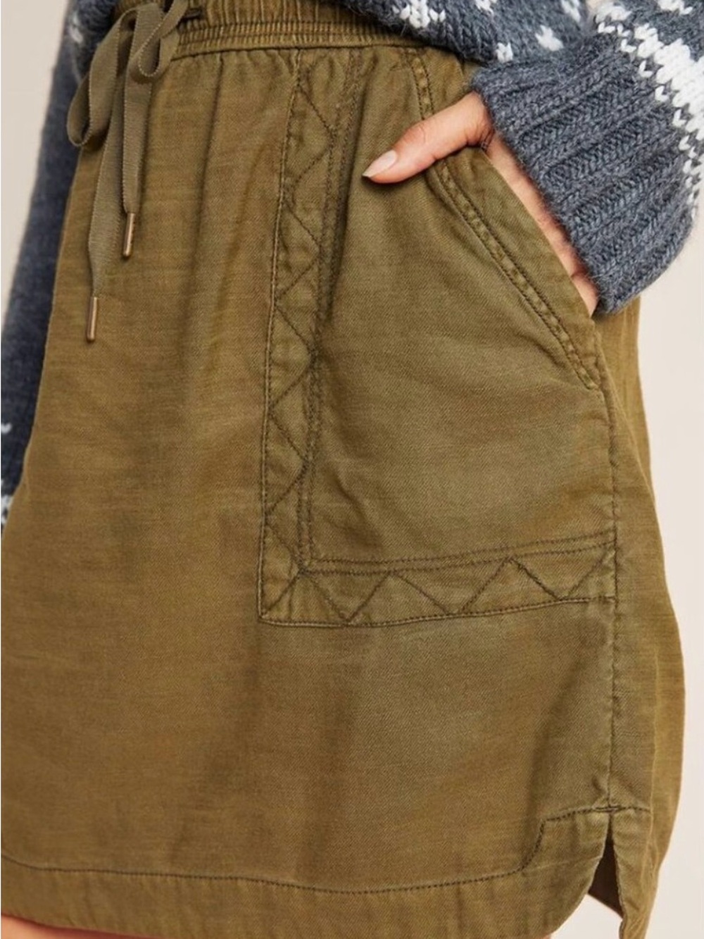 Anthropologie | Pilcro | Lea Utility
Military Skirt | NWT! - Picture 3 of 10